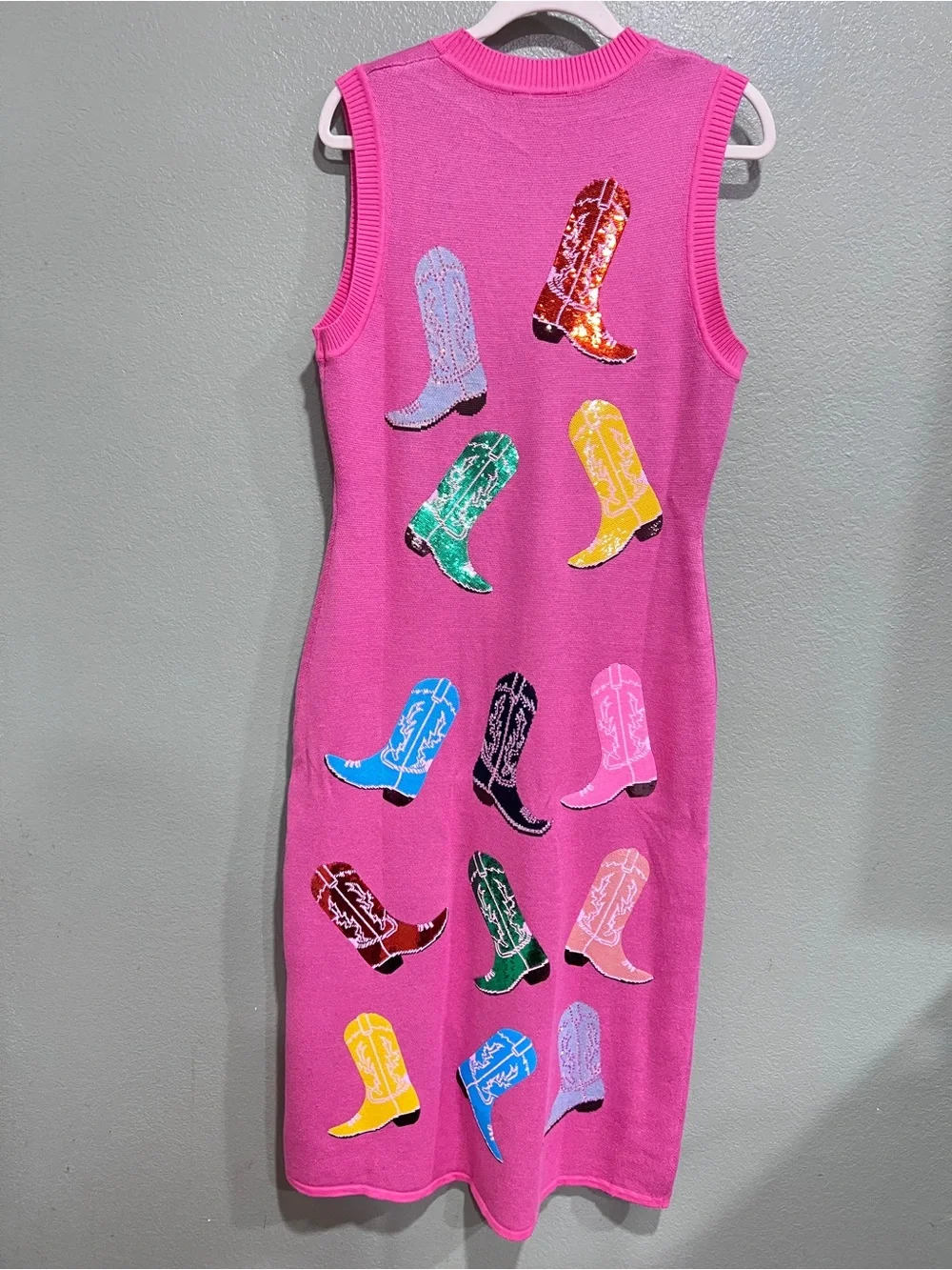 New QOS Boot MIDI Dress - Picture 3 of 5